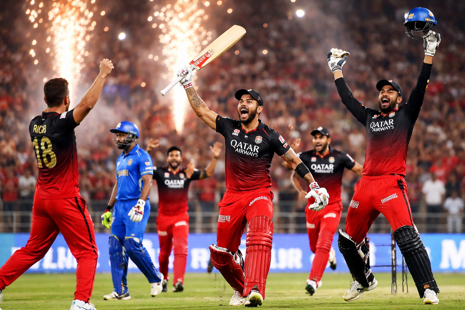 RCB Dominate Mumbai in High-Scoring Thriller to Seal Big Win